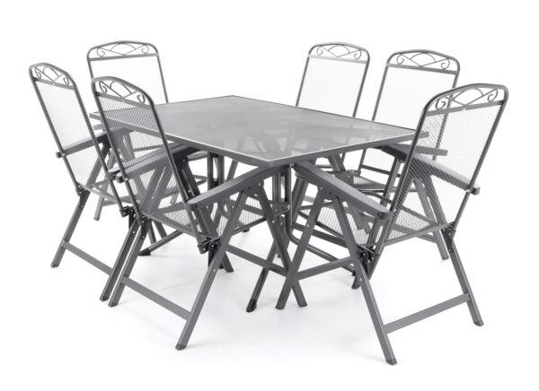 Sestava  zahradního nábytku MFG ZINGST 6 De Lux - 140 tahokov