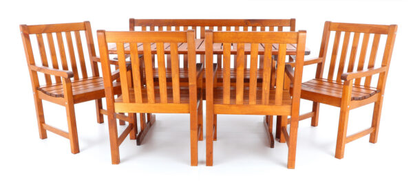 Sestava zahradního nábytku VeGA COTSWOLD SET 7 dřevěná